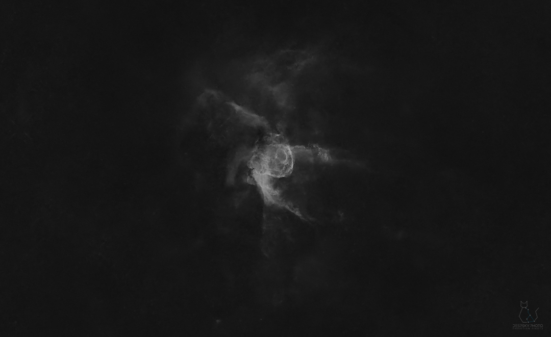 NGC2359 Thor's Helmet – Halpha signal
